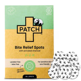 PATCH Bite Relief Spots with Activated Charcoal - 30 Eco-Friendly Bamboo Dots