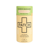 PATCH Natural Bamboo Bandages – 25 Eco-Friendly Hypoallergenic Strips