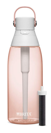 Brita Plastic Water Filter Bottle - 36 Ounce -Blush