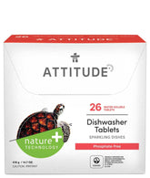 attitude dishwashing tablets - all natural dishwasher tabs