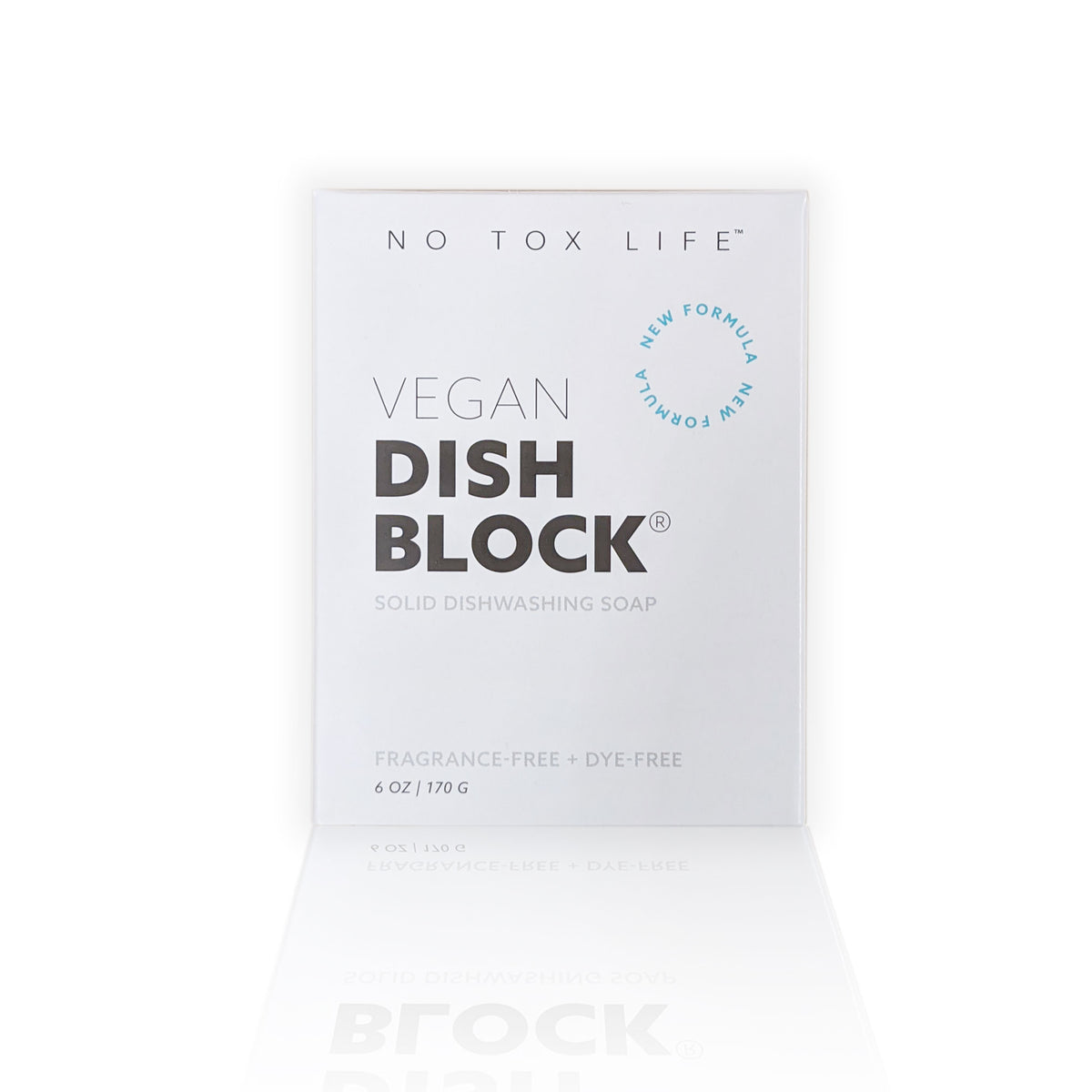 No Tox Life vegan dishwashing block solid dish washing soap bar
