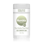 Humble natural CBD comfort bar - lemongrass + sage with hemp extract