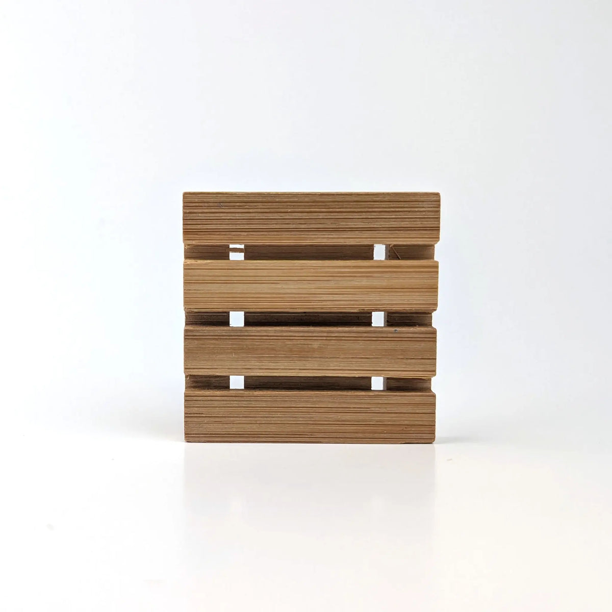 Bamboo Square Skid Soap Dish