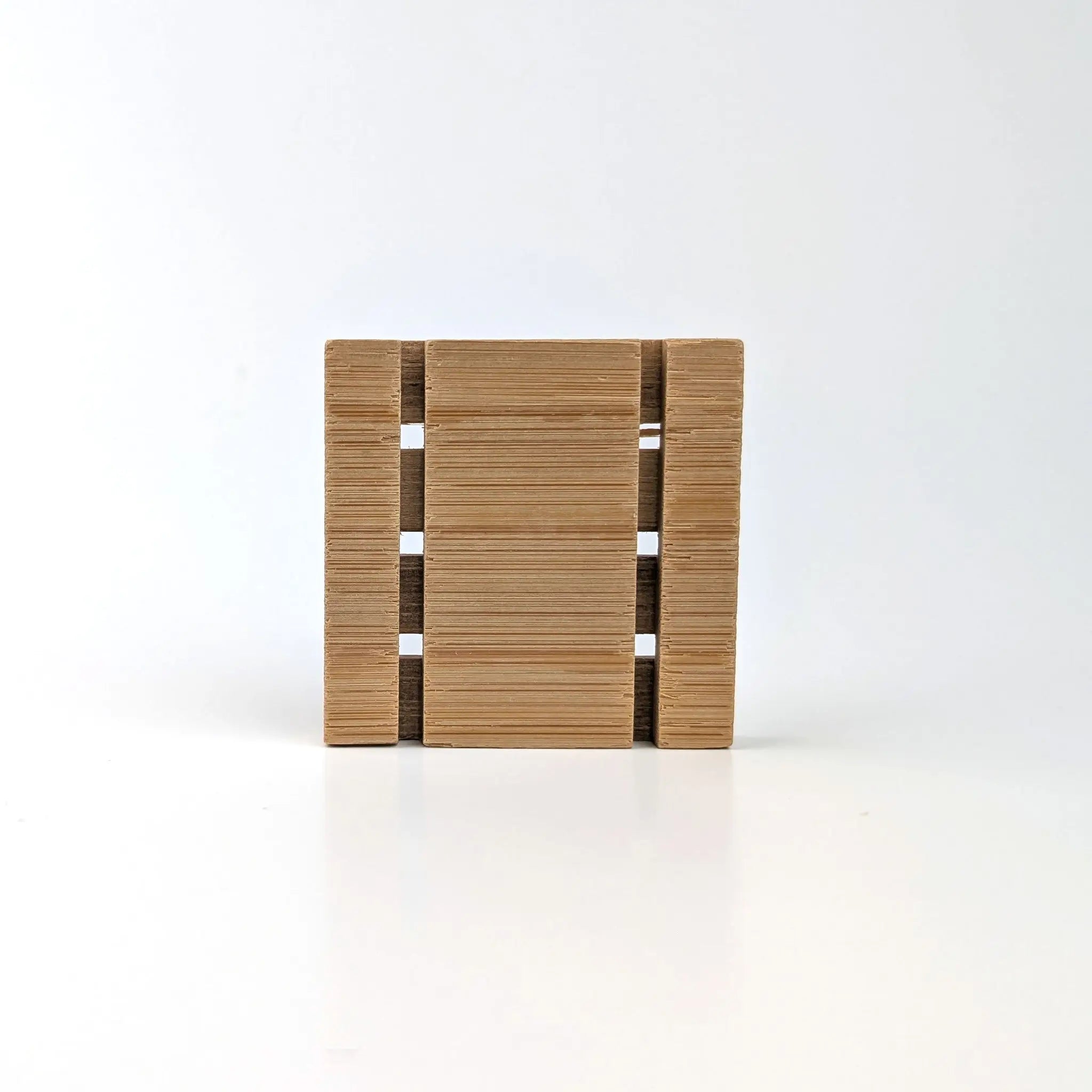Bamboo Square Skid Soap Dish