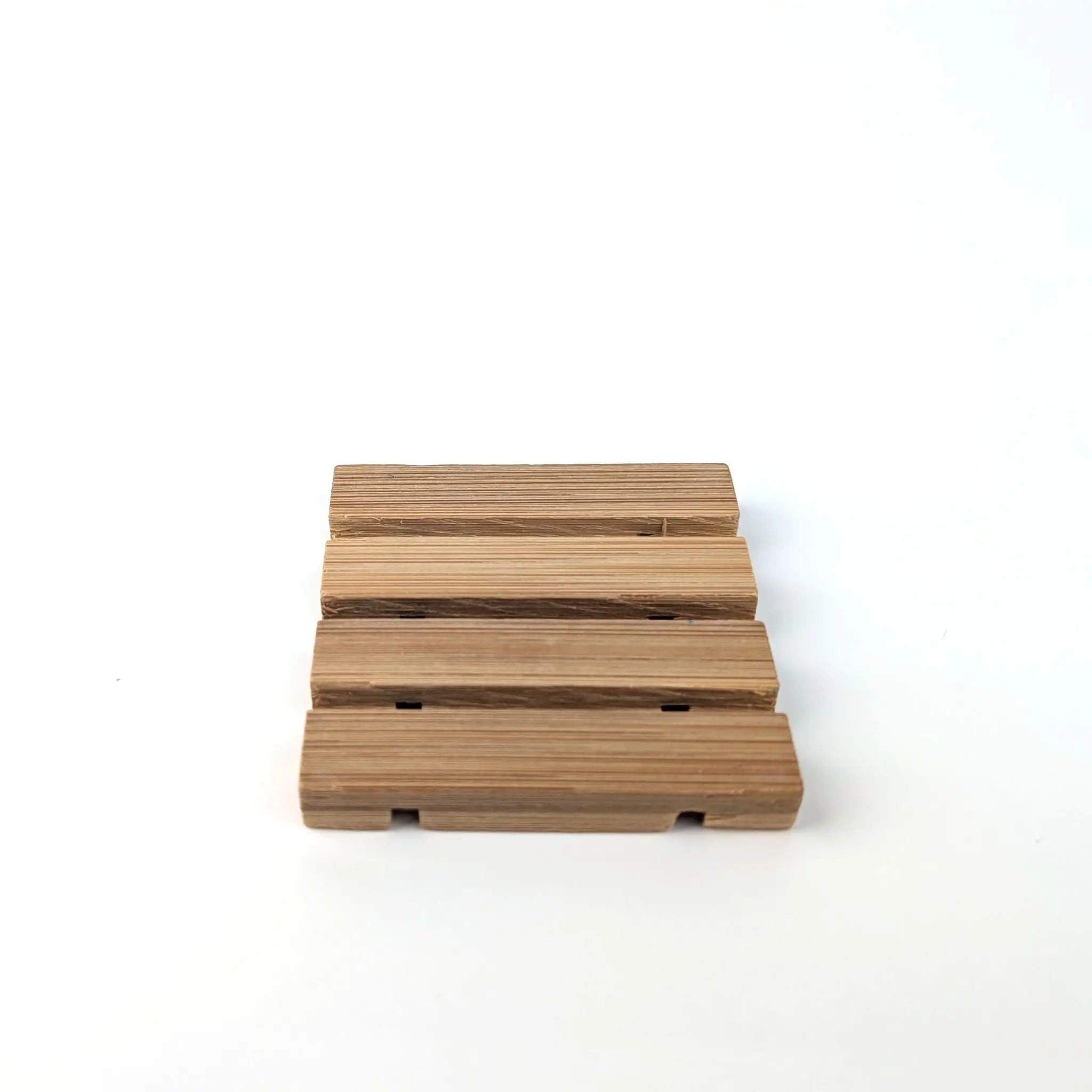 Bamboo Square Skid Soap Dish