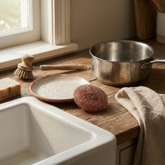 Copper Pot Scrubber - Non-Scratch Kitchen Scourer (3.25")