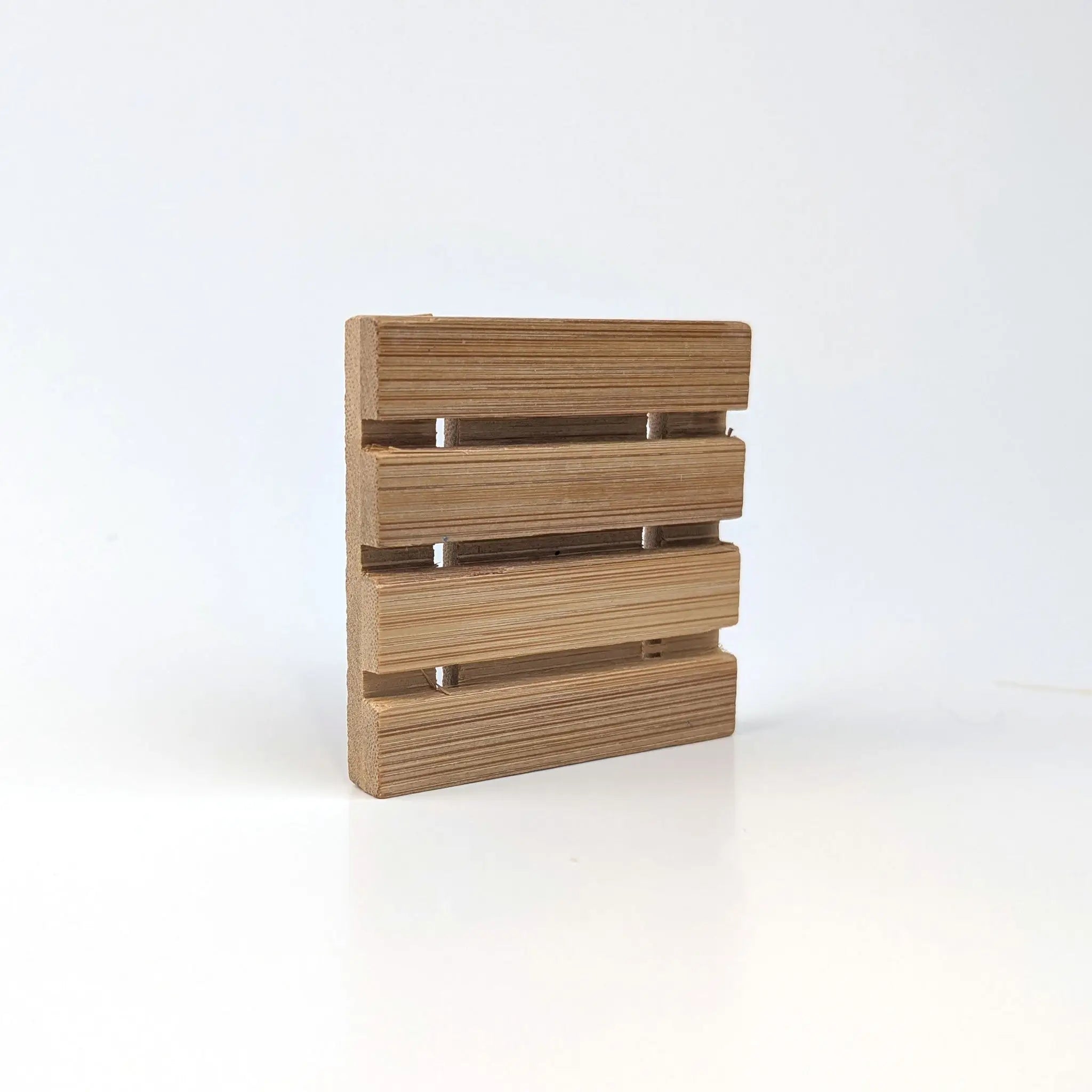 Bamboo Square Skid Soap Dish