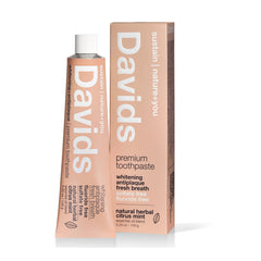 David's toothpaste natural herbal and citrus