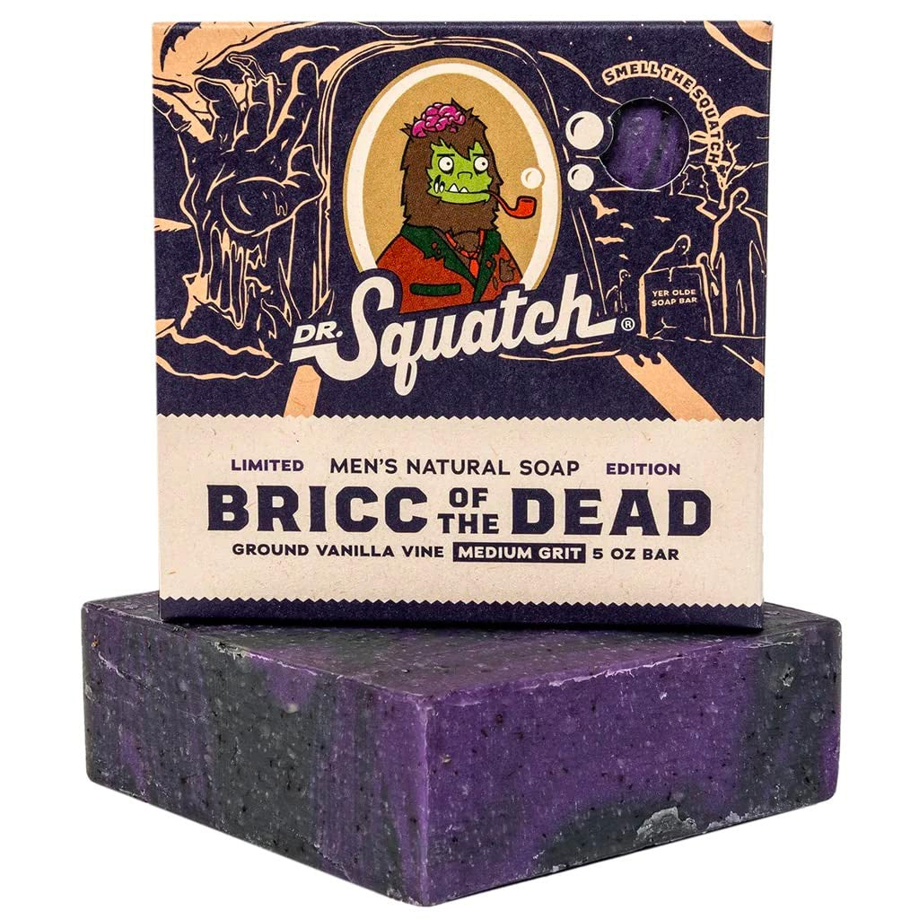 Dr. Squatch All Natural Bar Soap for Men - Bricc of the Dead