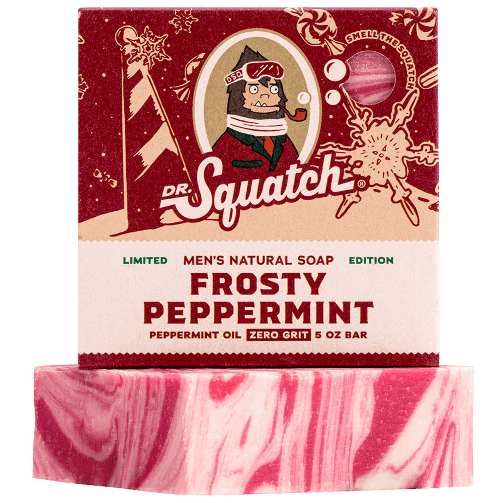 Dr. Squatch All Natural Bar Soap for Men - Frosty Peppermint