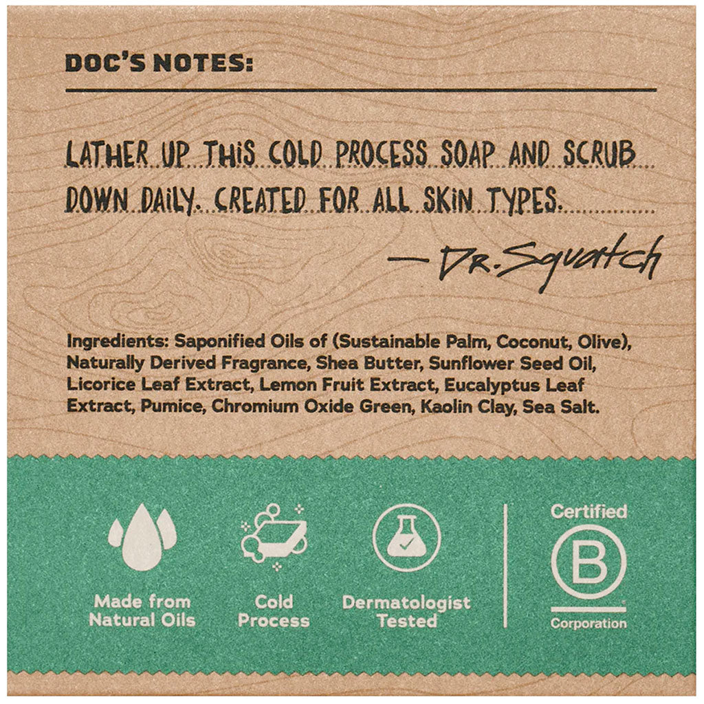 Dr. Squatch All Natural Bar Soap for Men - Rainforest Rapids