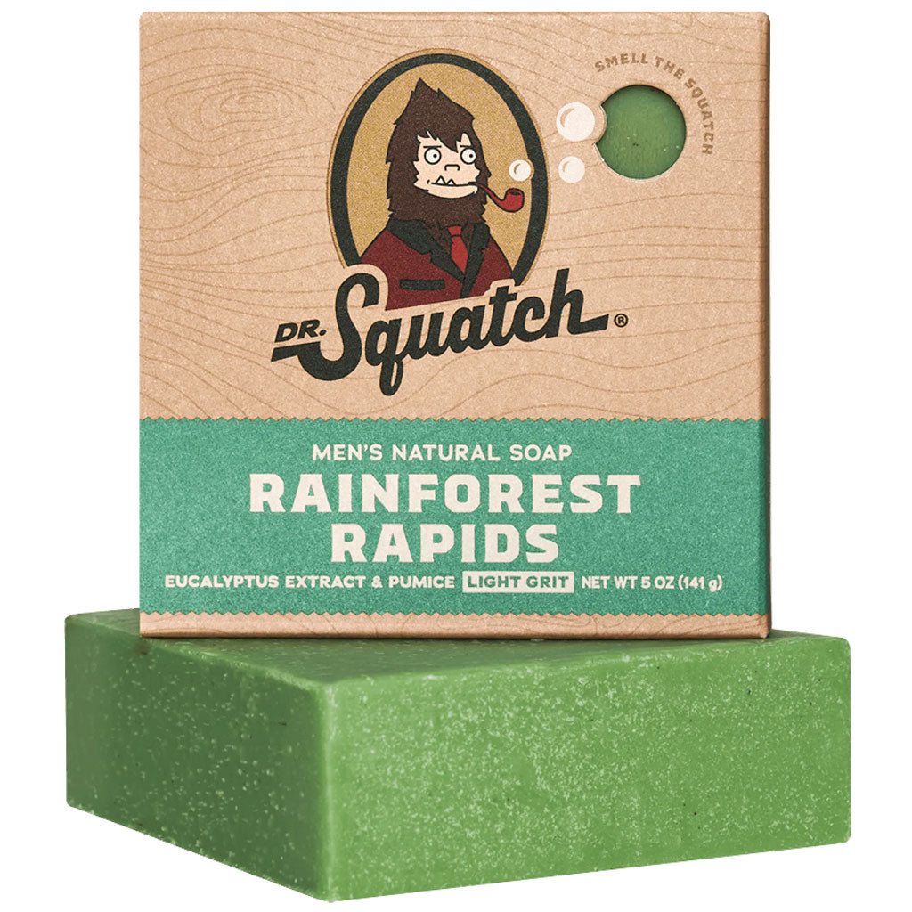 Dr. Squatch All Natural Bar Soap for Men - Rainforest Rapids