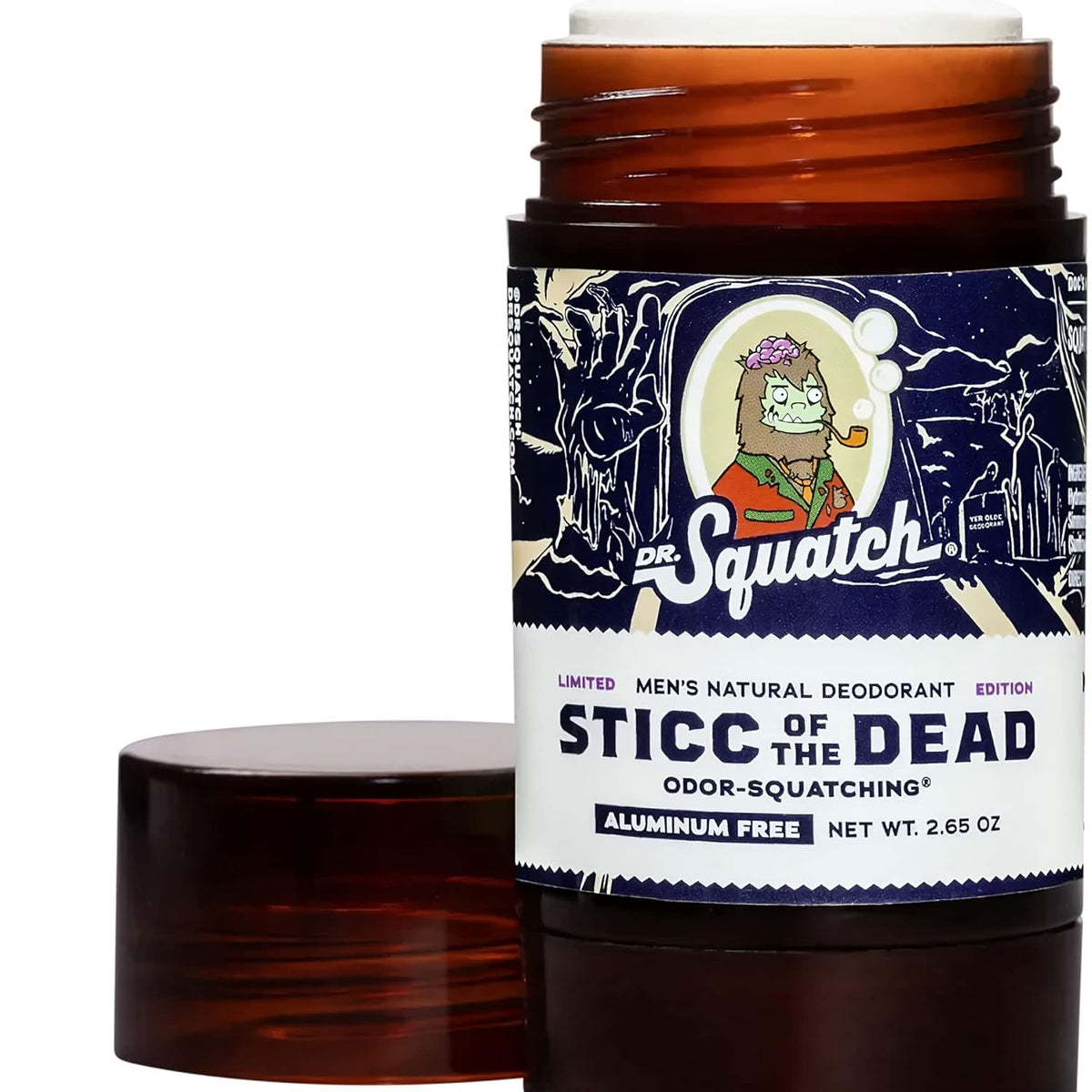 Dr. Squatch Limited Edition Deodorant for Men - Sticc Of The Dead