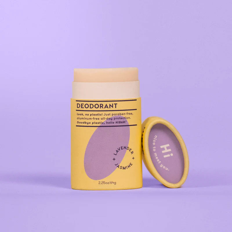 HiBAR Plastic Free Natural Deodorant - Lavender & Jasmine