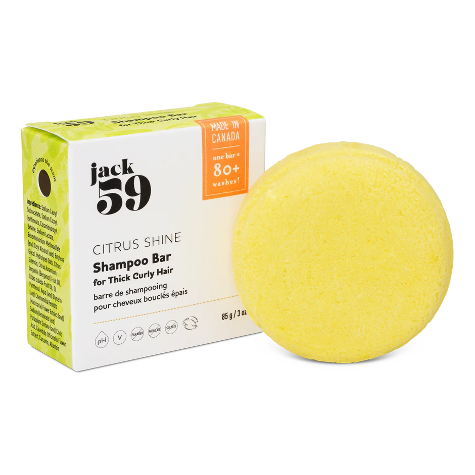 Jack59 Citrus Shine shampoo bar