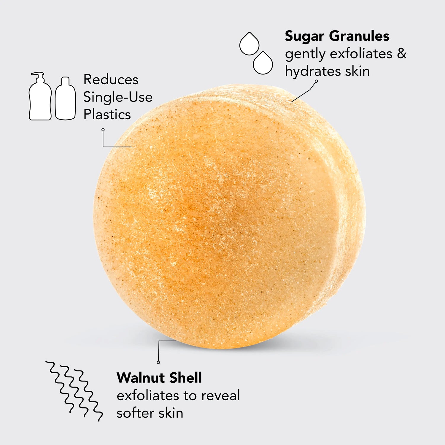 kitsch - Exfoliating Sugar Body Scrub Bar