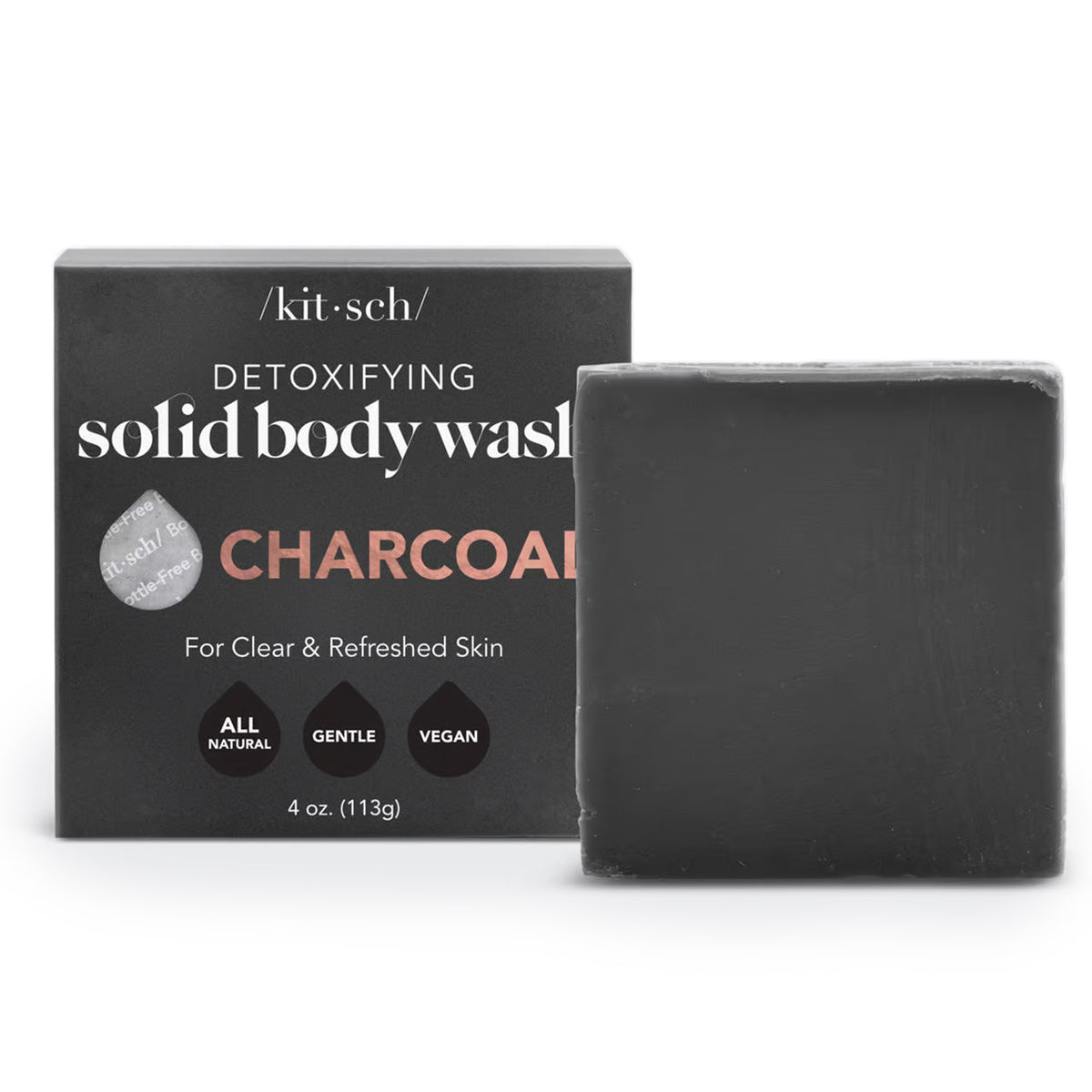 kitsch - Charcoal Detoxifying Body Wash Bar