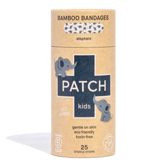 PATCH Elephant Bamboo Bandages – Eco-Friendly, Gentle Wound Care for Kids