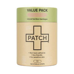 PATCH Natural Bamboo Bandages – Value Pack (100)