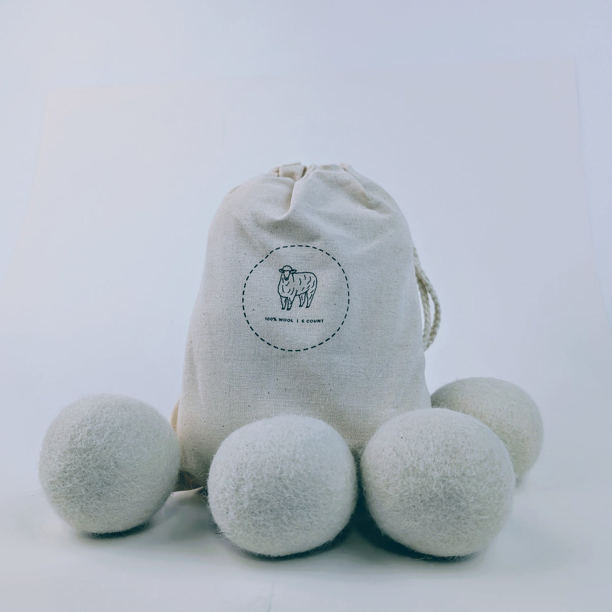 Eco-Friendly Wool Dryer Balls – Set of 6