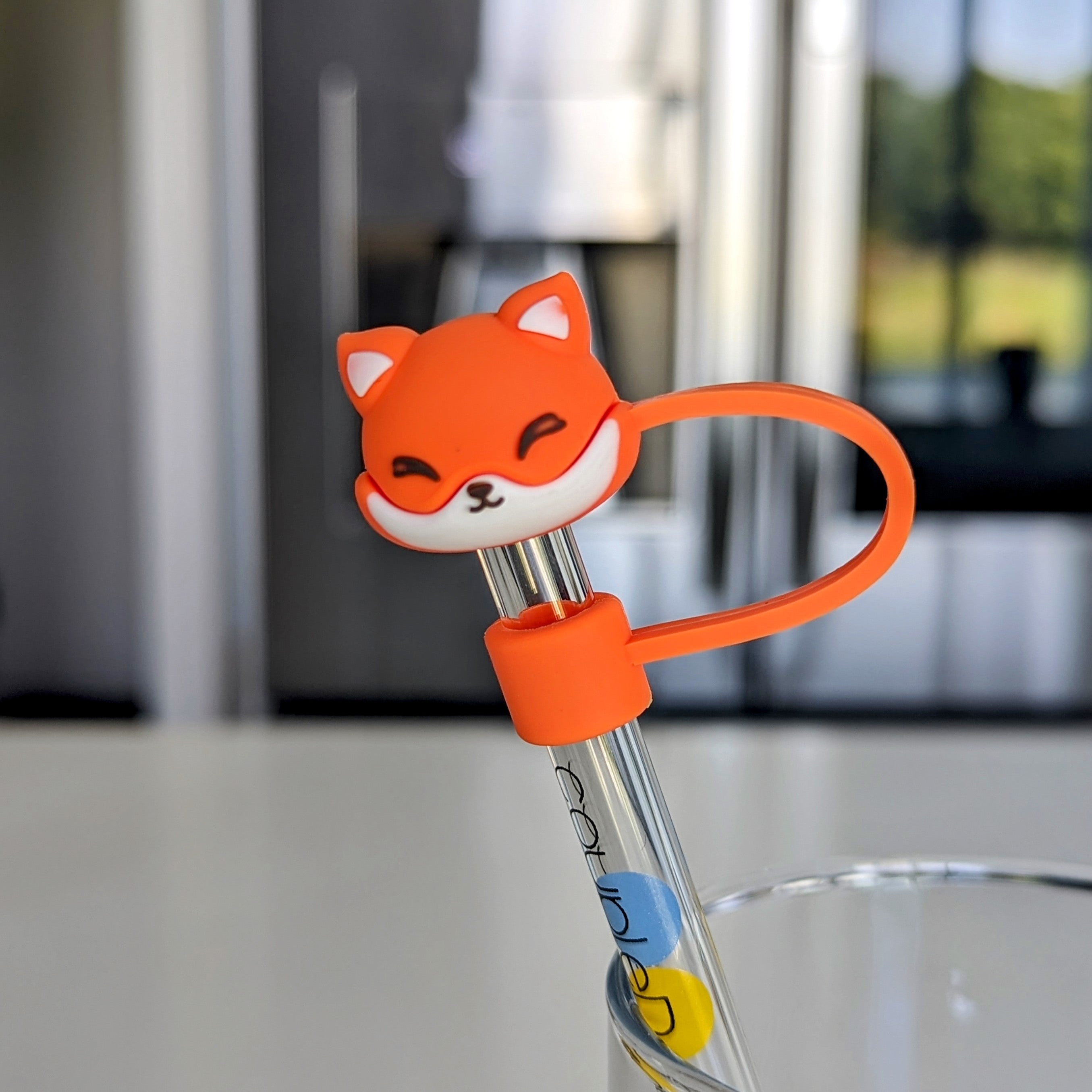 Silicone Straw Covers - Make Your Drinks Fun | Cute Animals