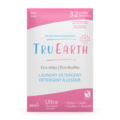 Tru Earth Eco-Strips Baby Laundry Detergent - Hypoallergenic & Eco-Friendly