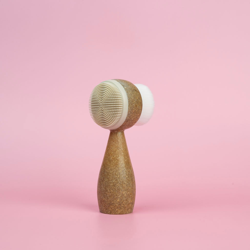 Eco-Friendly 2-Sided Facial Brush