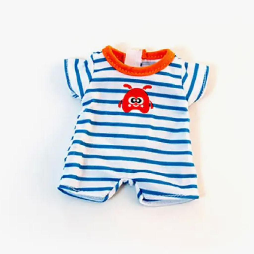 Miniland Warm Weather Stripes Pajamas – 8¼"