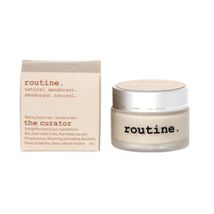 routine The Curator Natural Deodorant Jar— Baking Soda Free Cream