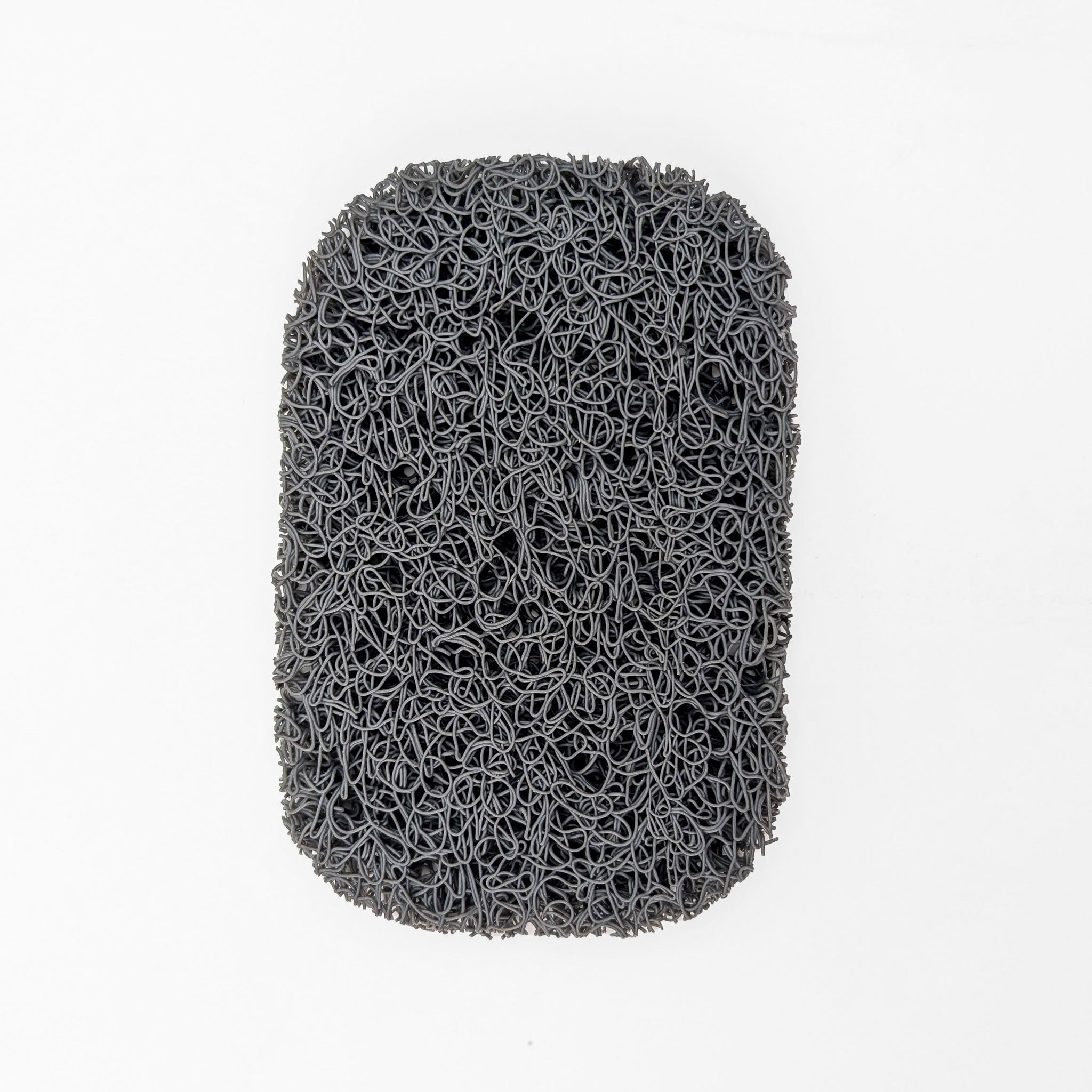 spaghetti soap dish - charcoal