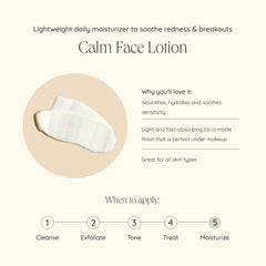 wildcraft CALM face lotion fact sheet