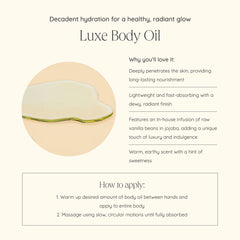 LUXE Body Oil with Camellia & Evening Primrose