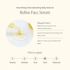 REFINE face serum - daily beauty skin treatment