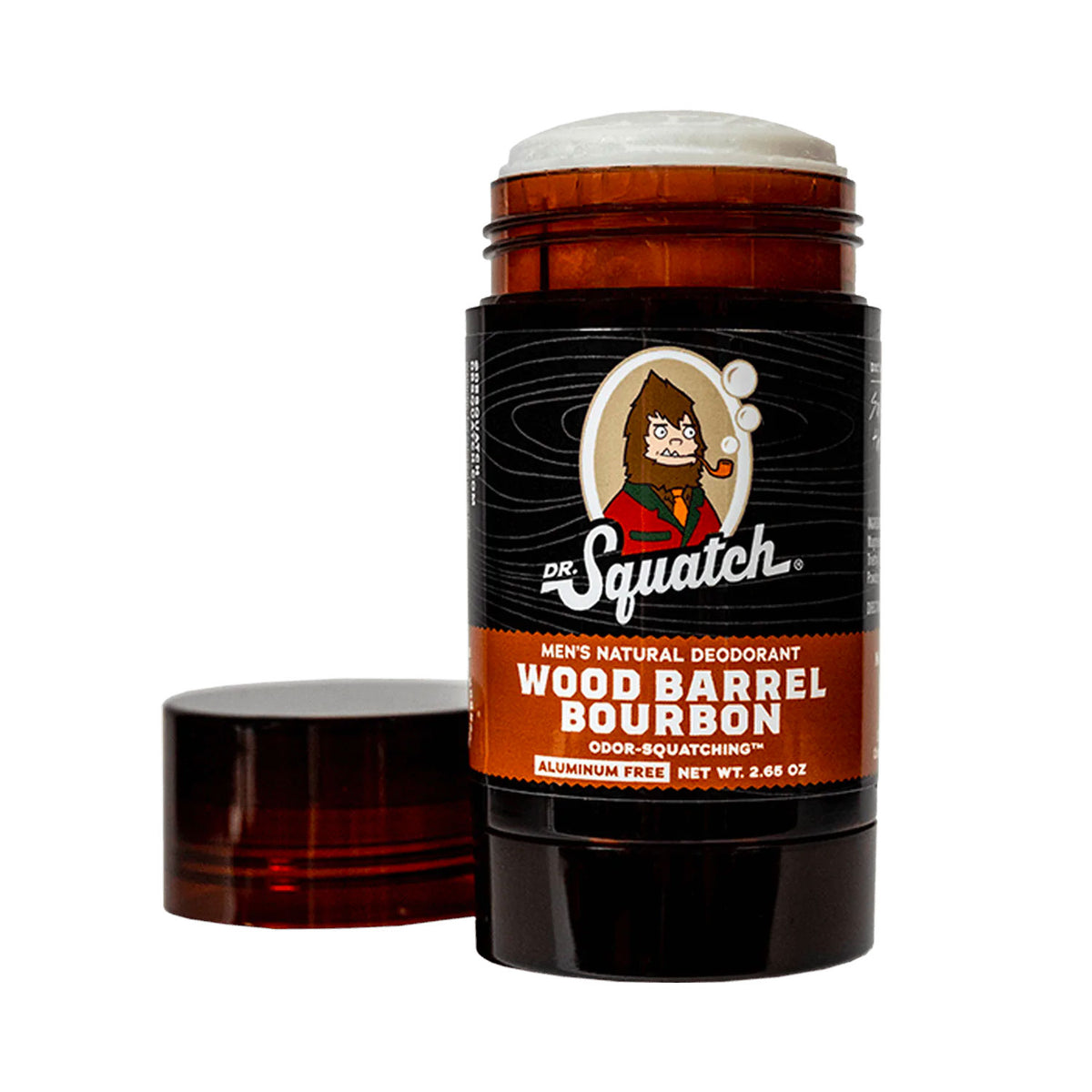 Dr. Squatch All Natural Deodorant for Men - Wood Barrel Bourbon