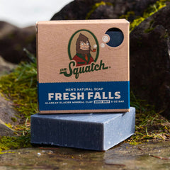 Dr. Squatch All Natural Bar Soap for Men - Fresh Falls