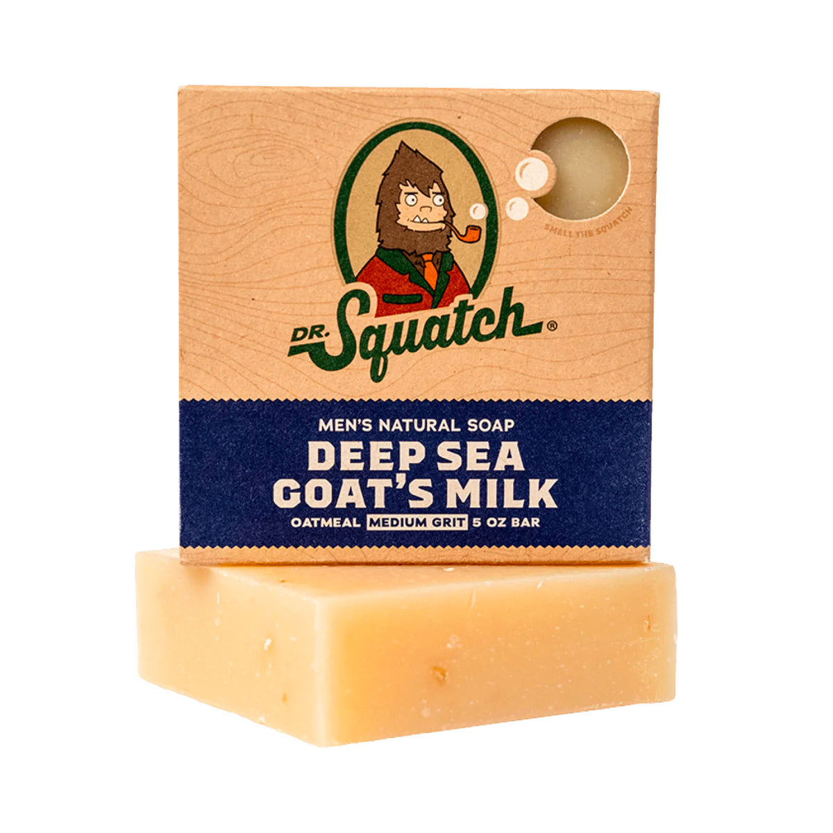 Dr. Squatch All Natural Bar Soap for Men - Deep Sea Goat's Milk