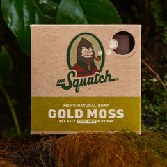 Dr. Squatch All Natural Bar Soap for Men - Gold Moss