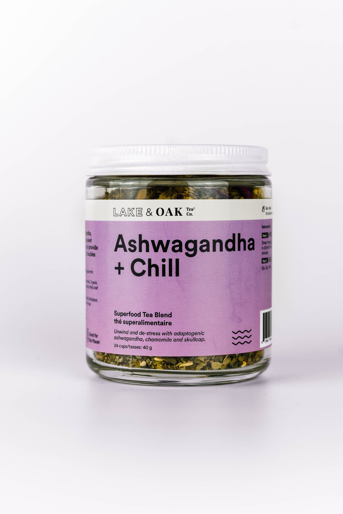 ashwagandha + chill - natural organic tea