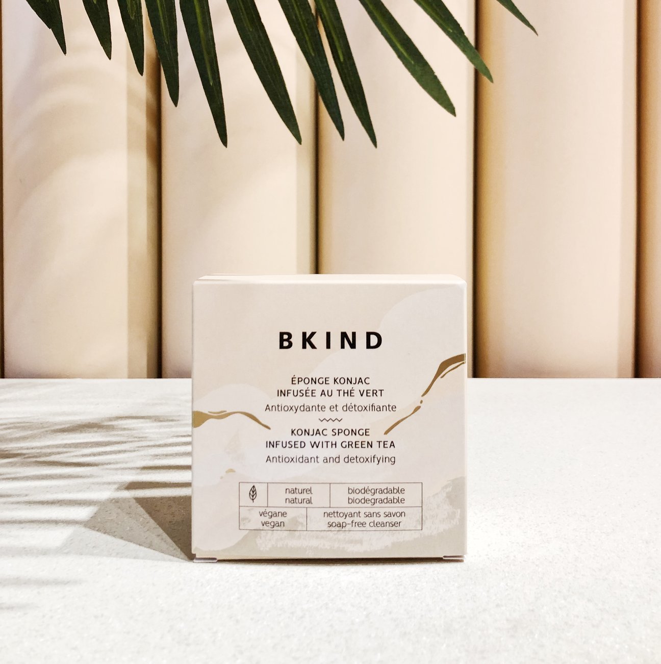 BKIND | konjac sponge with green tea - EcoFreax | Think Bigger.