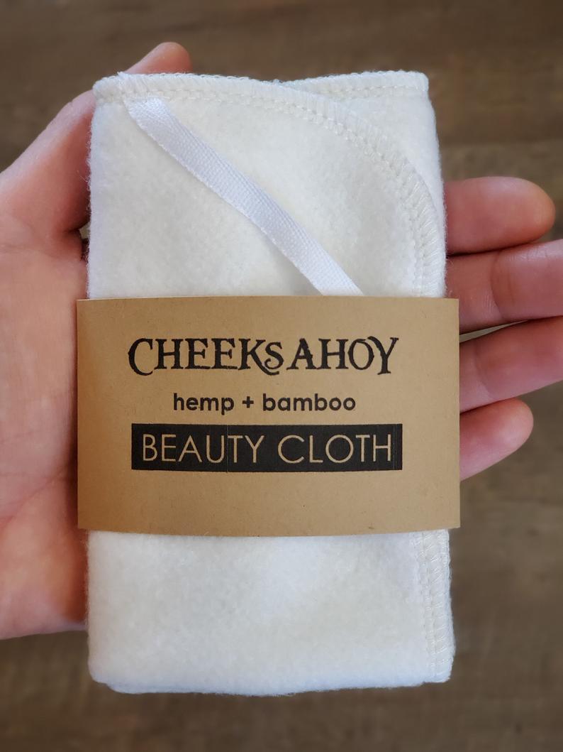 Hemp+Bamboo Beauty Cloth Makeup Wipe Hankie