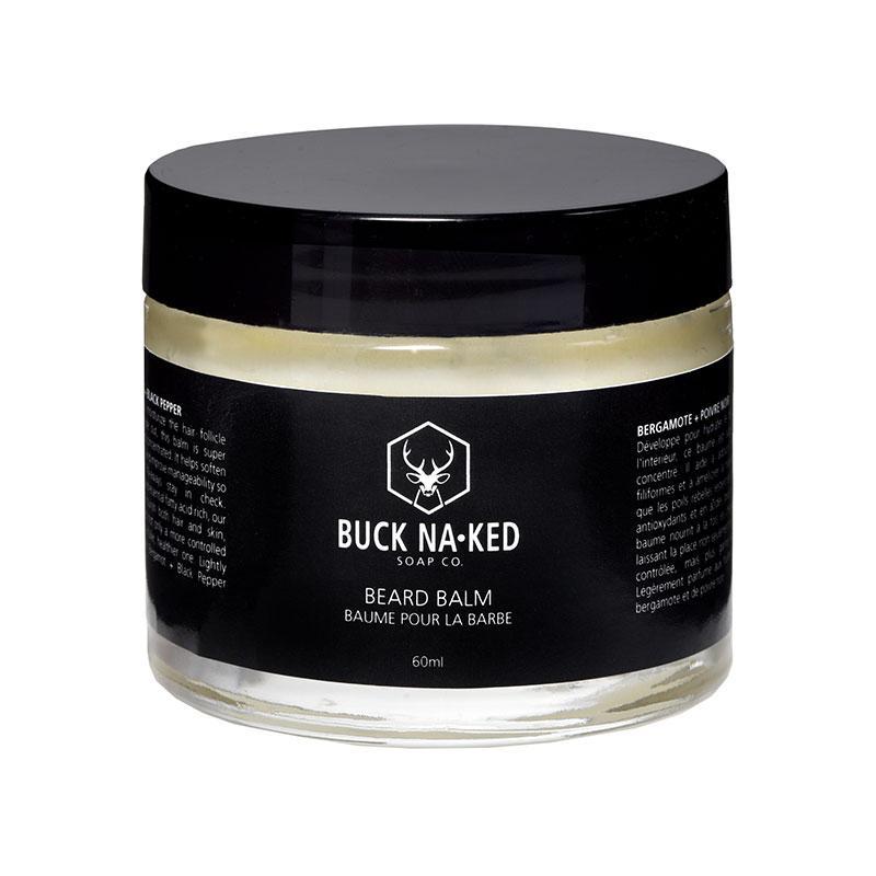 Buck Naked | bergamot & black pepper beard balm - EcoFreax | Think Bigger.