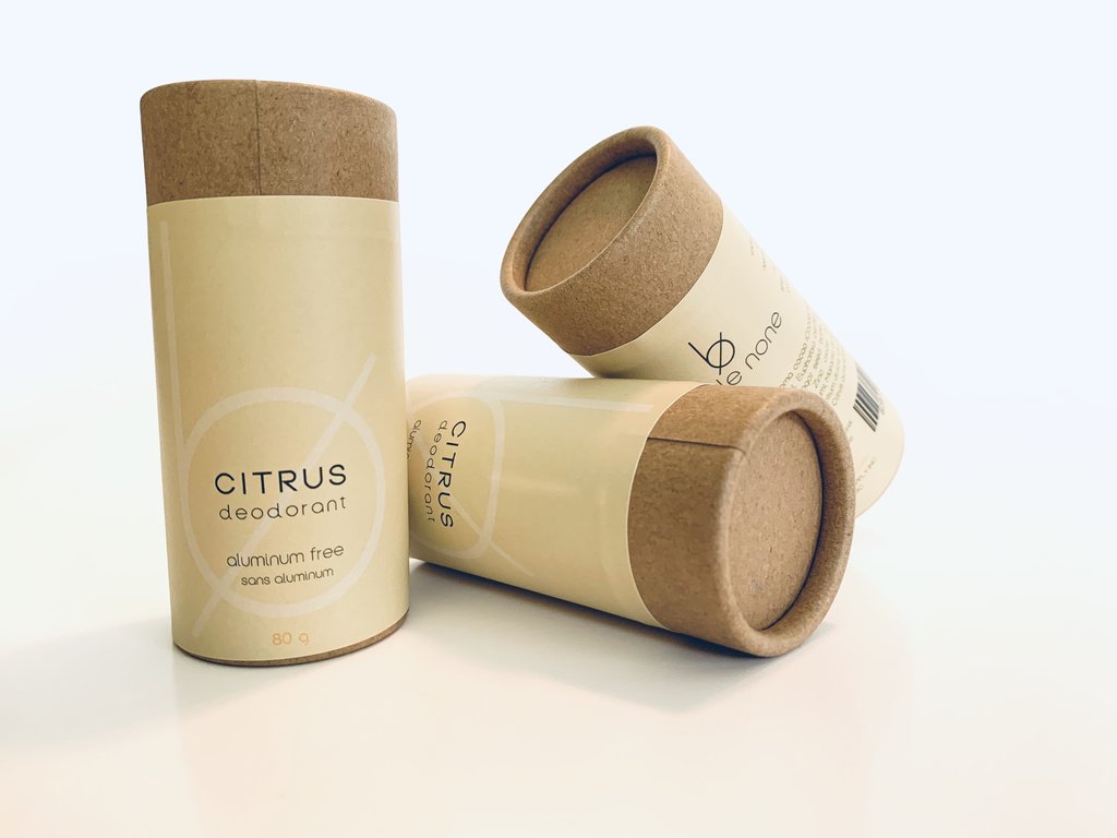 Bottle None plastic-free deodorants - citrus