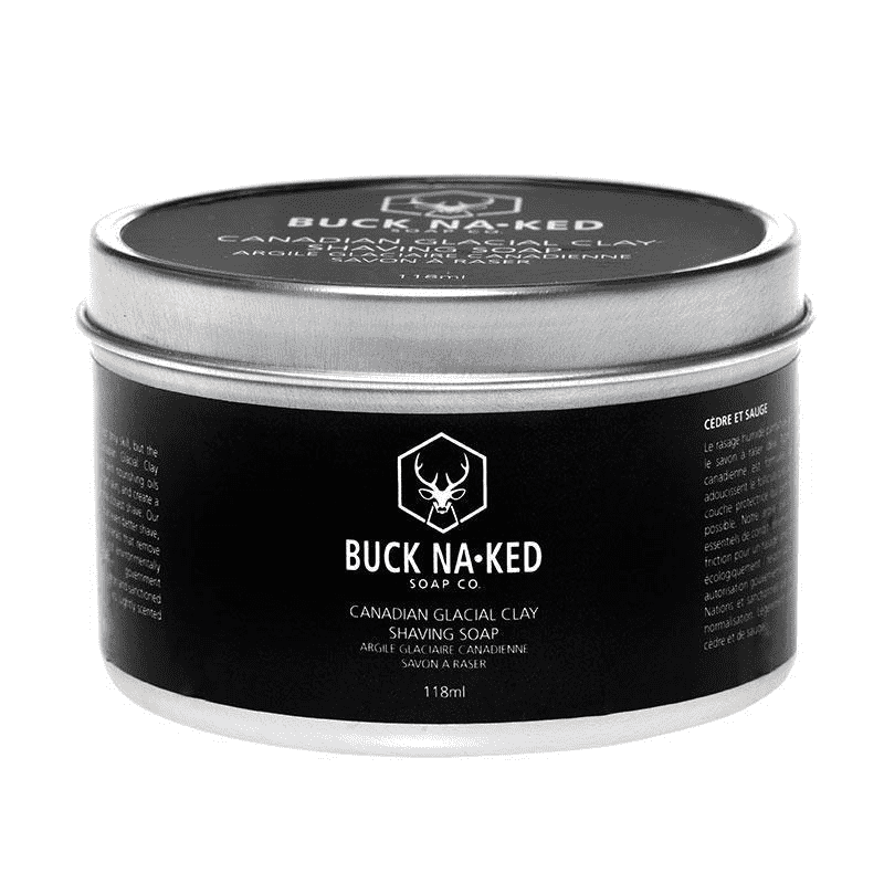 Buck Naked | Canadian Glacial Clay Shaving Soap - EcoFreax | Think Bigger.