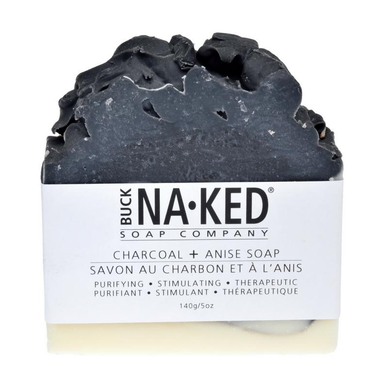 Buck Naked Charcoal & Anise Natural Vegan Soap Bar - EcoFreax | Think Bigger.