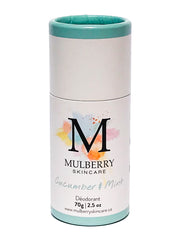 all natural deodorant - cucumber & mint | mulberry skincare