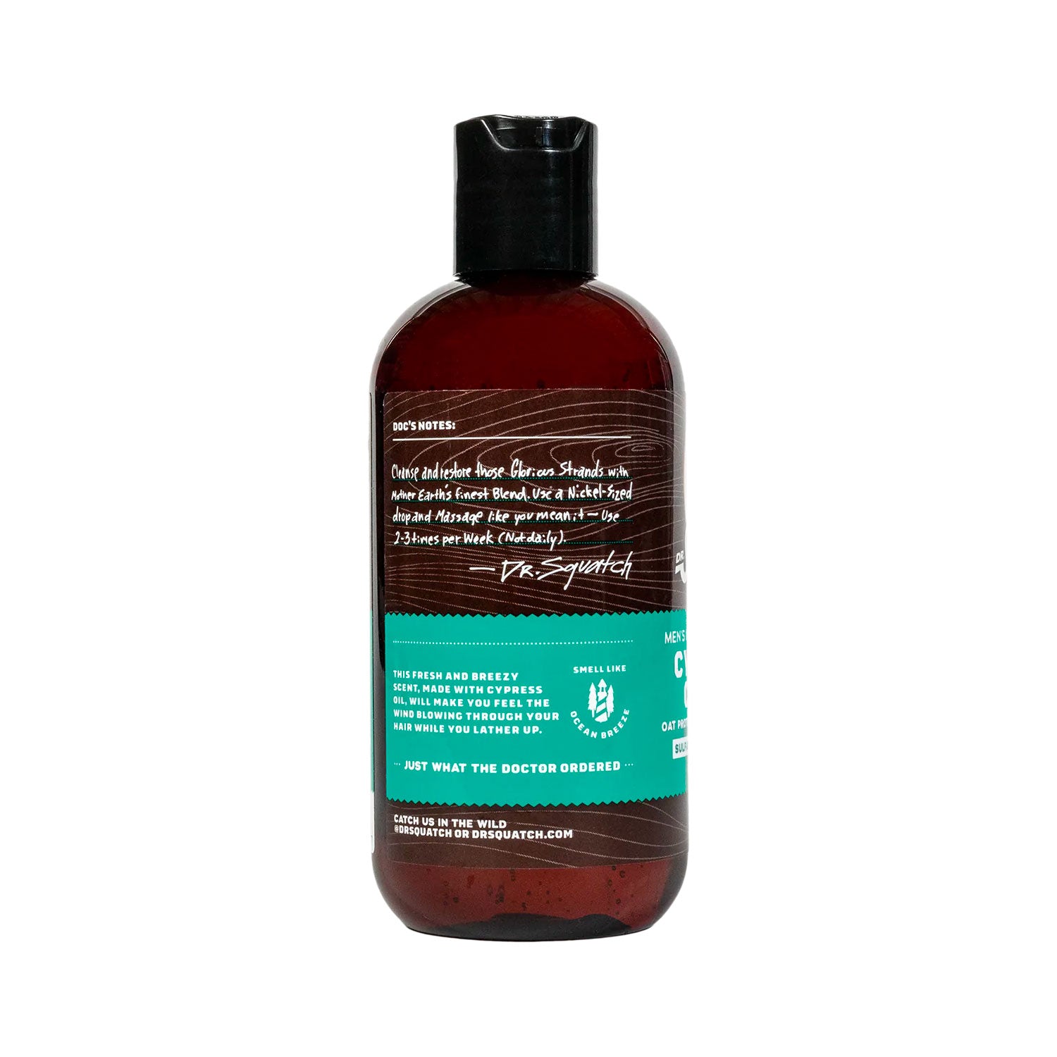 Dr. Squatch Natural Men's Shampoo. 8 Oz. Cypress Coast