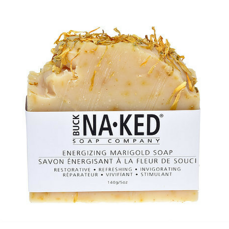 Buck Naked | energizing marigold vegan soap bar - EcoFreax | Think Bigger.