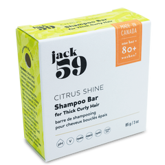 Jack59 Citrus Shine shampoo bar - box