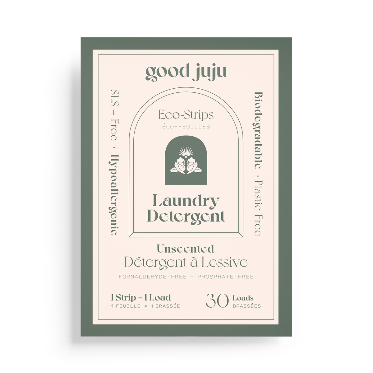 Good Juju Laundry Strips - Unscented Scent - Eco-Friendly & Hypoallergenic