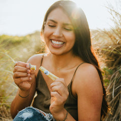 organic lip balm - lavender lemon